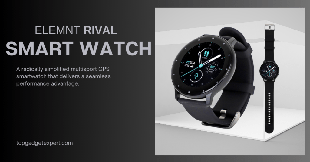 Element black Rival smartwatch. Beautiful strap. Top Gadgets Expert 