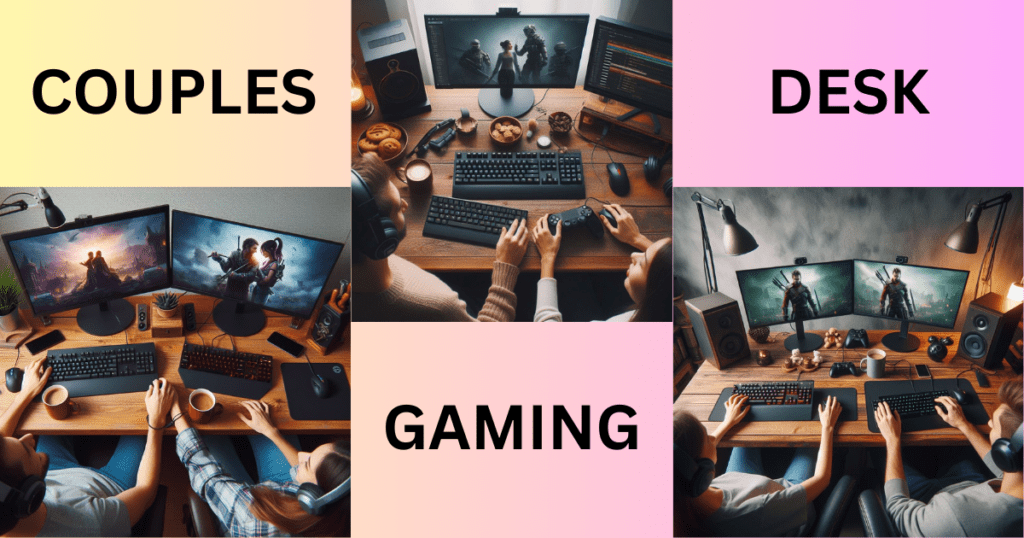 couples gaming desk