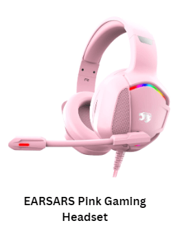 EARSARS Pink Gaming Headset: Style Meets Function